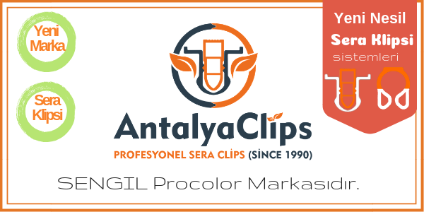 Yeni Markamız Antalya Clips ile Yeni Nesil Sera Klipsi Sistemleri
